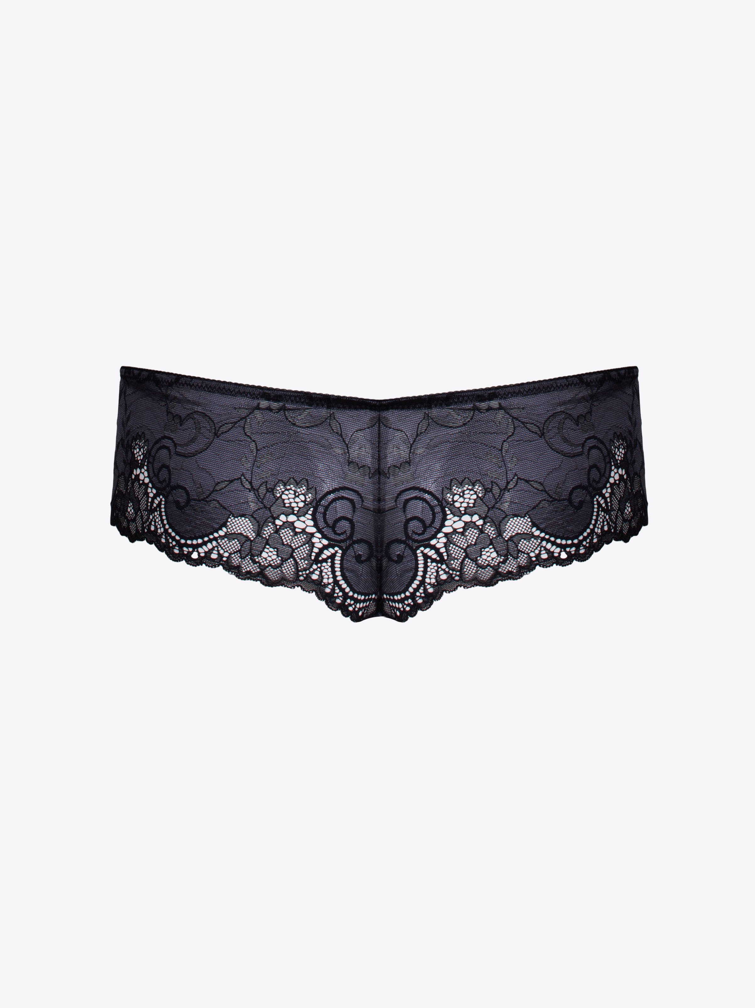 Andriana Hipster Thong - Pavement With Black - CA$7.80 - CHANGE Lingerie