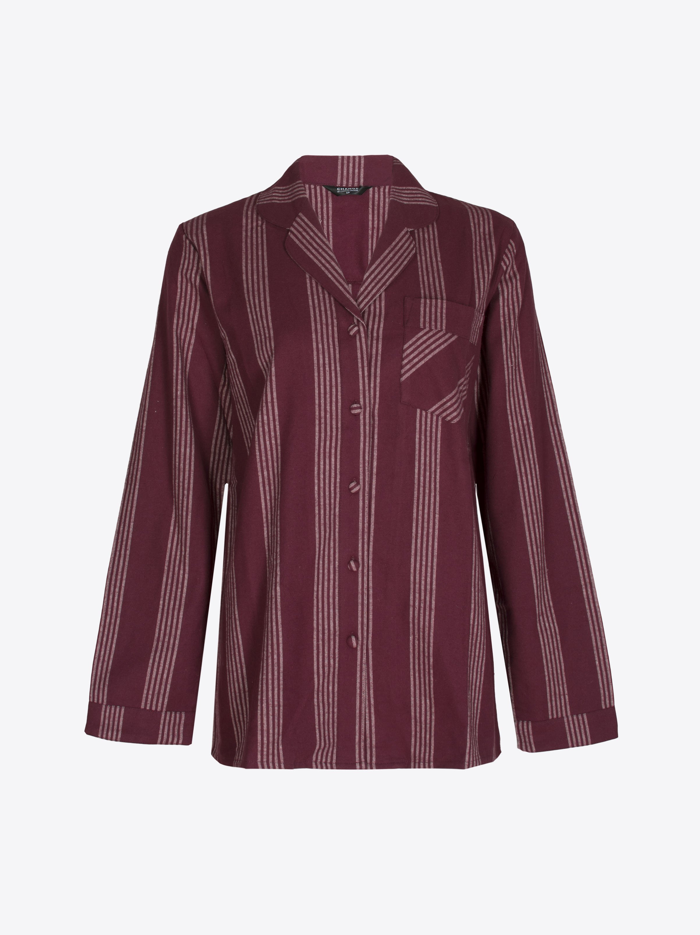 Luna Long Sleeve Pajama Shirt - Bengal Stripes - $9.97 - CHANGE Lingerie