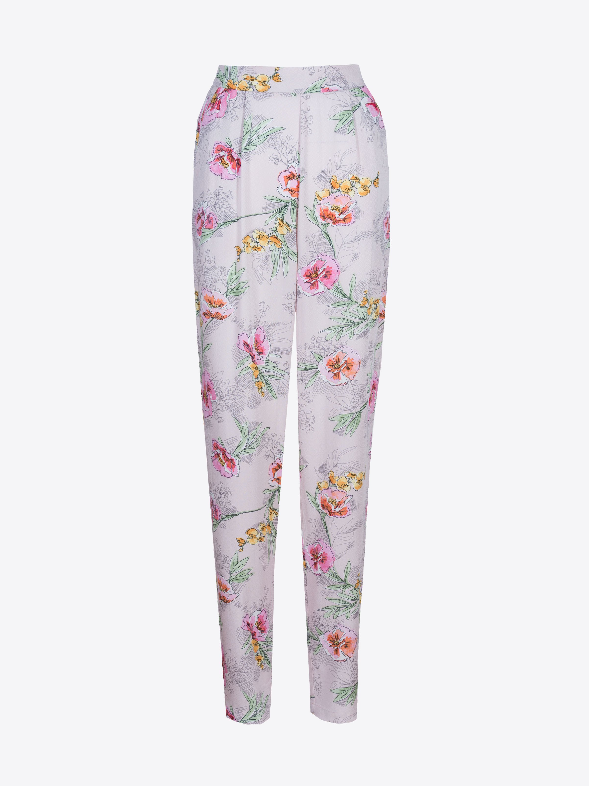 Viola Long Pajama Pants - Sweet Blossoms - $9.98 - CHANGE Lingerie