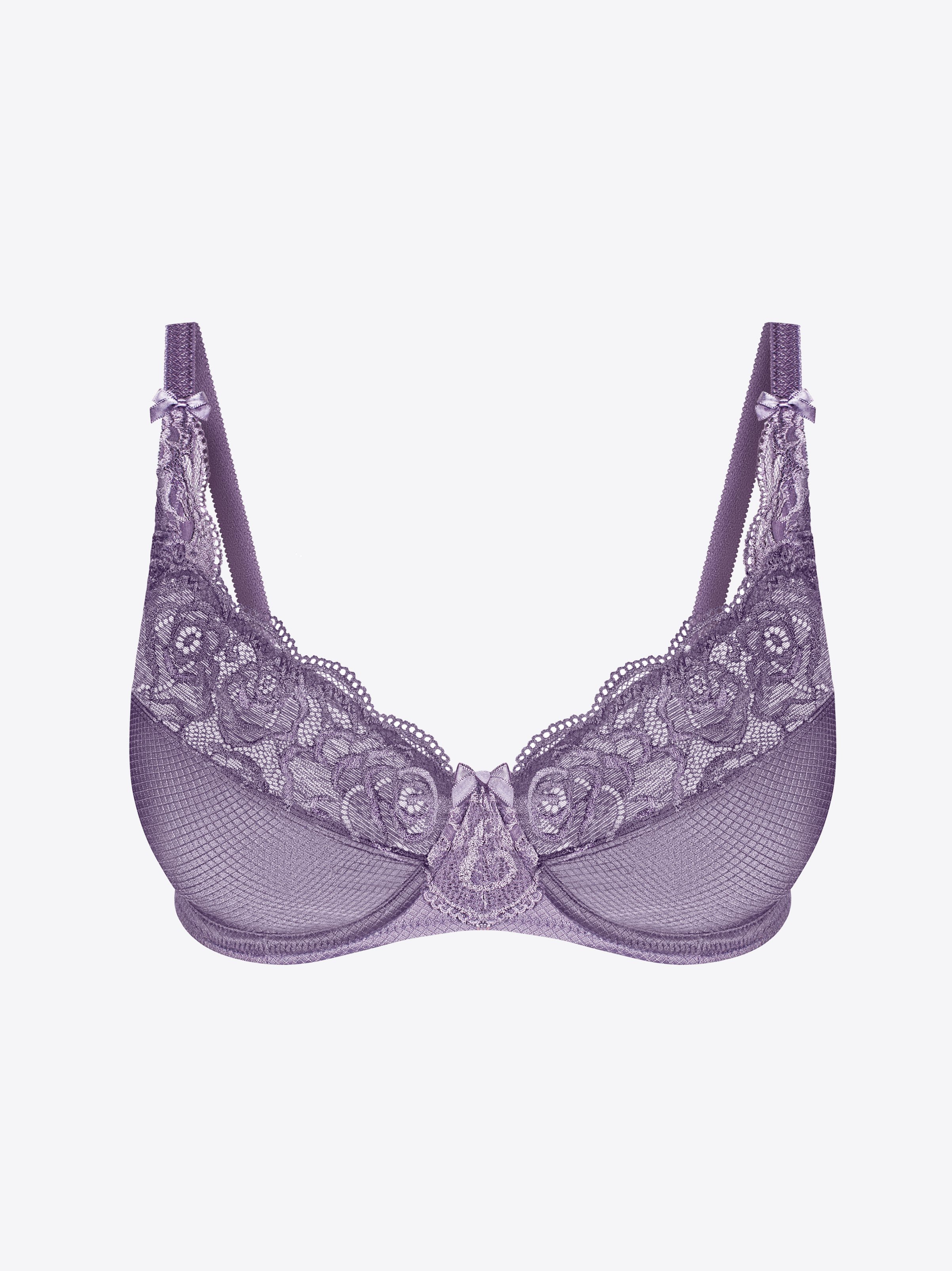 Purple Lace Classic Full Coverage Non-Padded Bra|167642304-Blanc-de-Blanc
