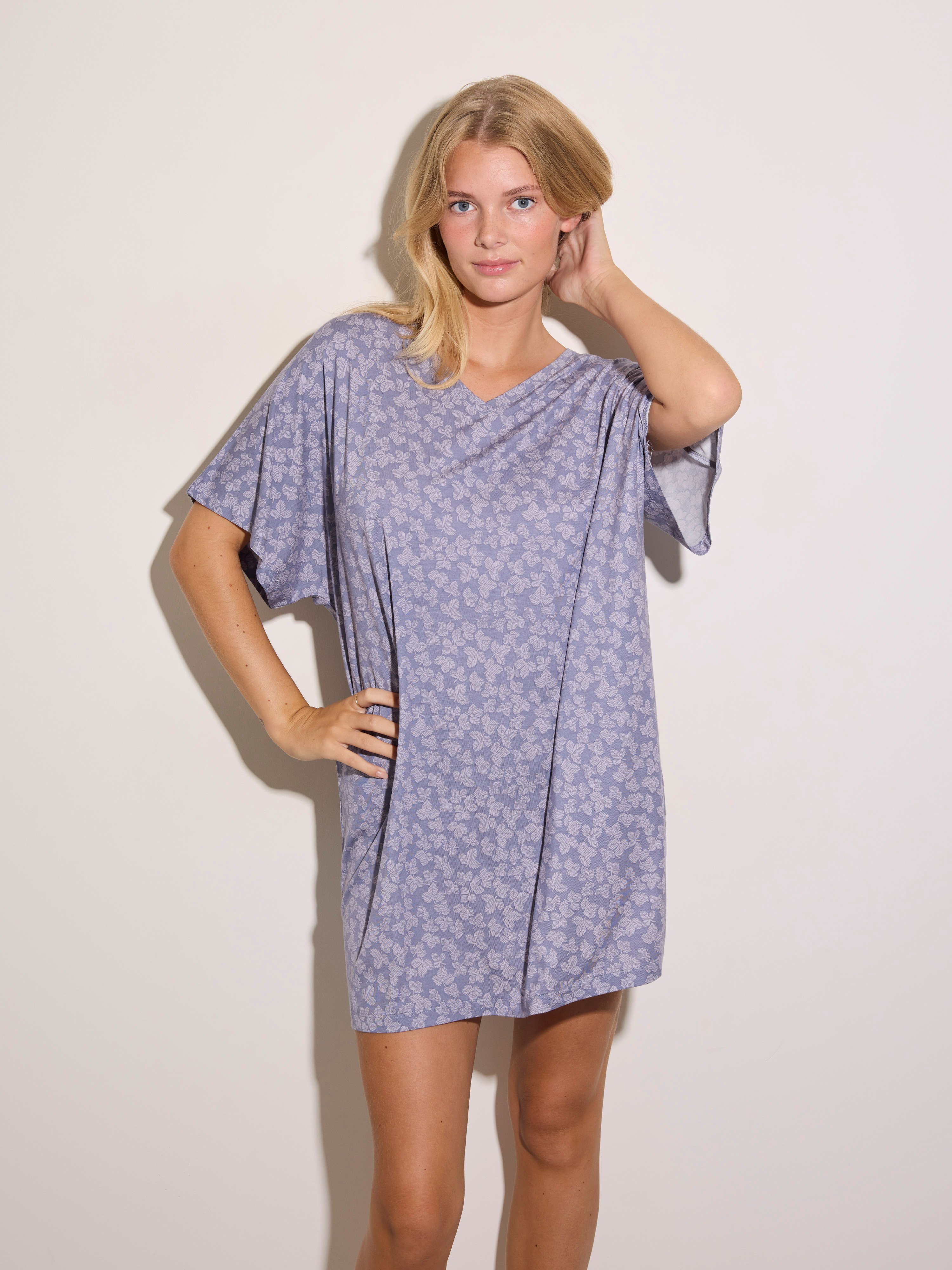 Lily Manches Courtes Chemise de nuit