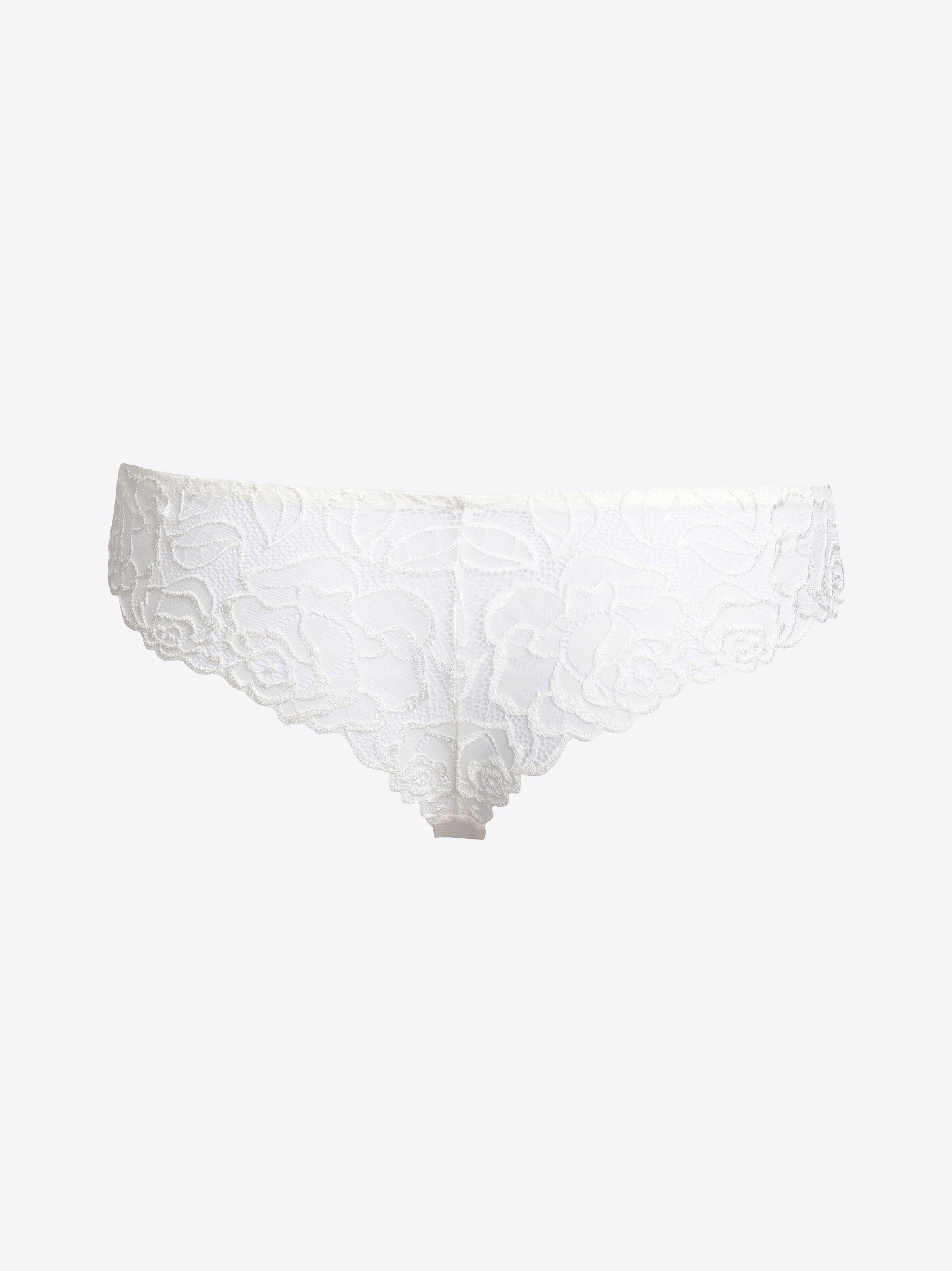 Never Let Me Go White Lace Hipster Panty